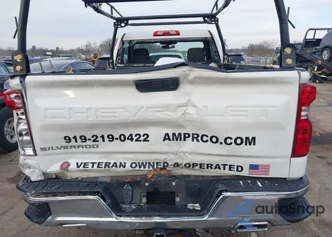 2022 Chevrolet Silverado 1500 Ltd 2Wd Long Bed Wt z USA, uszkodzony, nr VIN 3GCNWAED9NG209794